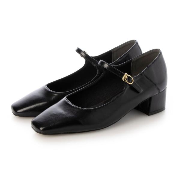 【EVOL】 【柔らかい・クッション入り】スクエア4cmメリージェーンパンプス IZ5774