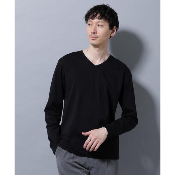 アンチスメルVネックTシャツ 長袖