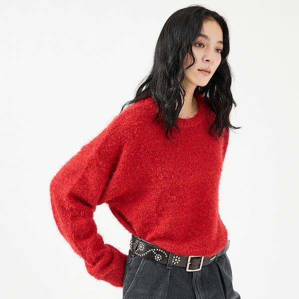 【Revo.レボ】 モヘアライク オーバーニット/ルーズフィット /ユニセックス