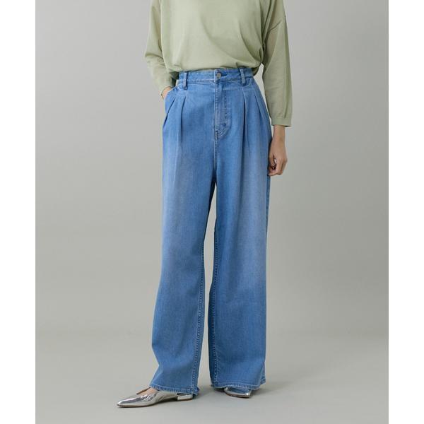 INED別注 ツータックワイドデニム Lemongrass《Healthy DENIM》