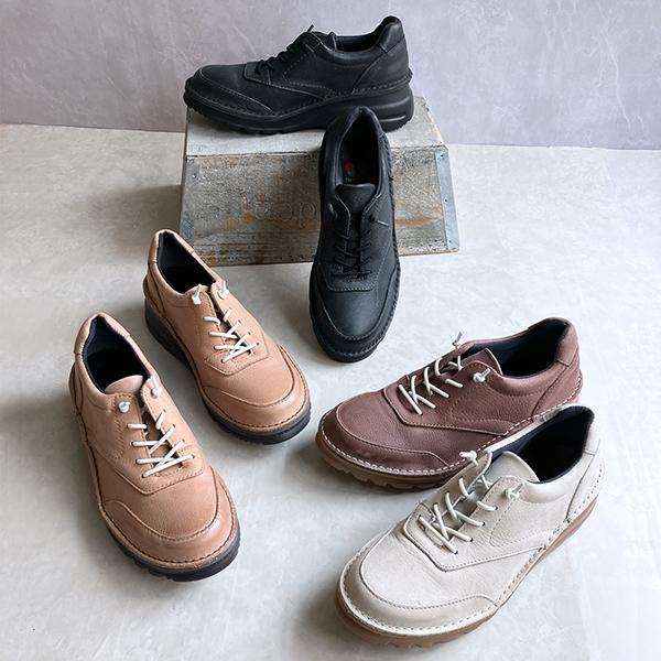 軽量 幅広 エイジングレザー マニッシュシューズ