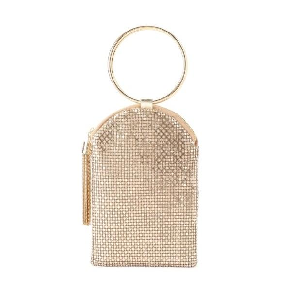 【丸ハンドル】メタルメッシュプチバッグ