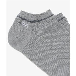 同色ワニロゴショートソックスの詳細画像4