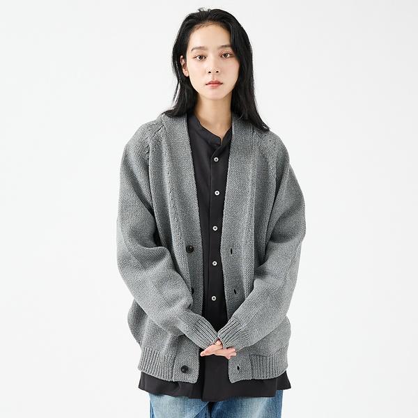 【FORTUNA/フォルトゥナ】ECOTEC-Knit /オーバーサイズ カーデ