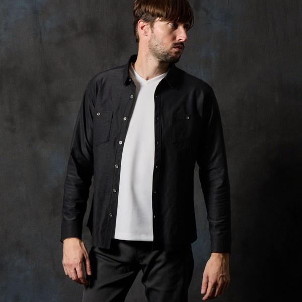 ショートレギュラーカラーシャツブルゾン