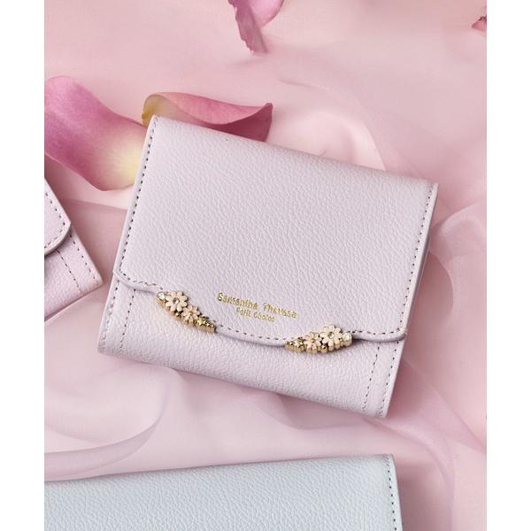 サイドフラワー 折財布