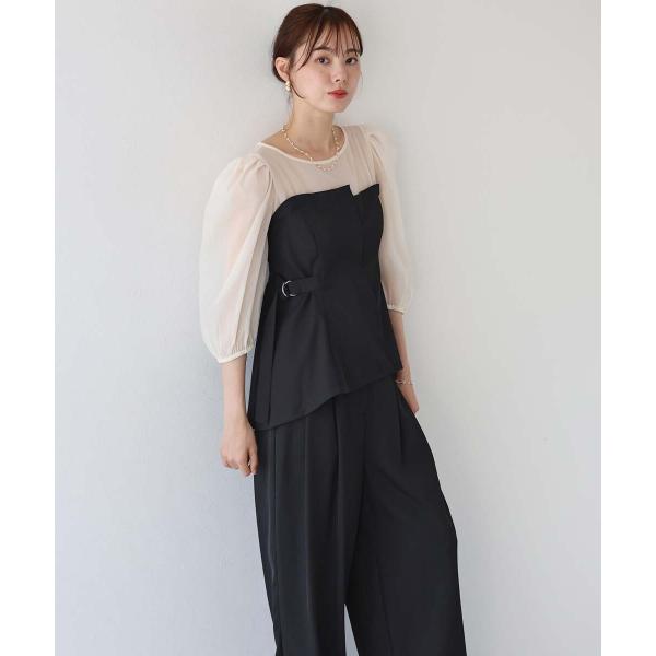 セパレートパンツドレス