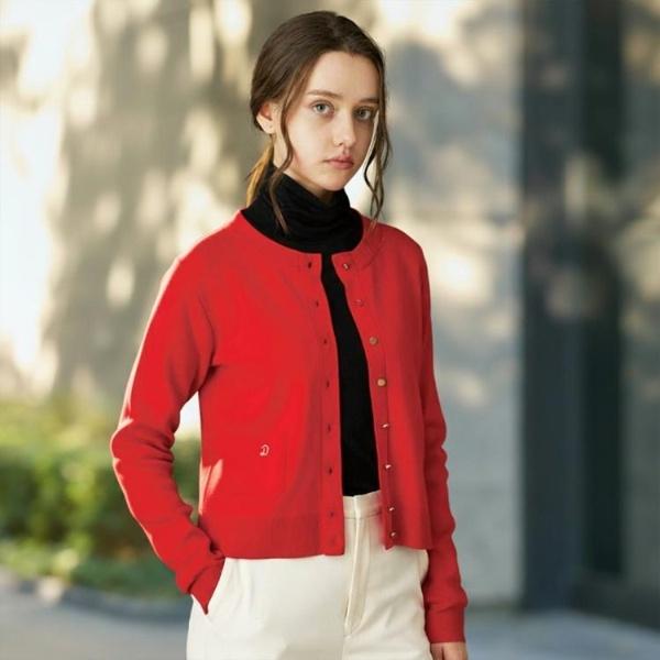 【洗えるカシミヤ混】ウォッシャブルコットンカシミヤカーディガン
