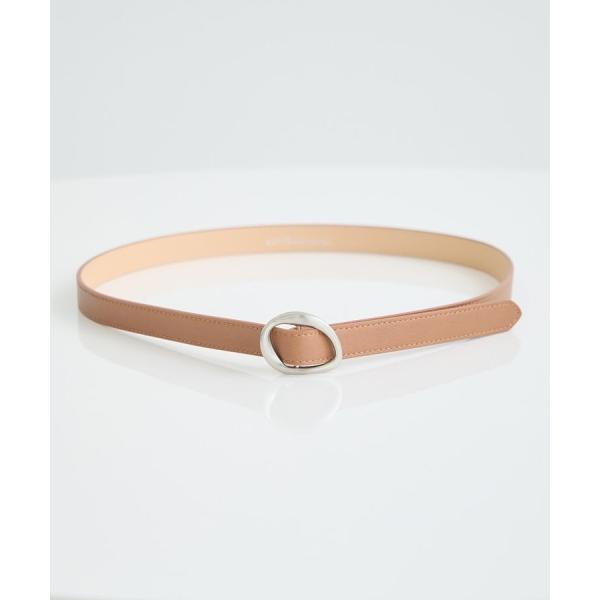 ニュアンスバックルピンレスベルト