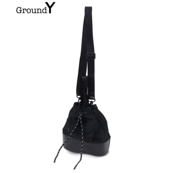【Ground Y】WRINKLED NYLON 2 WAY POUCH