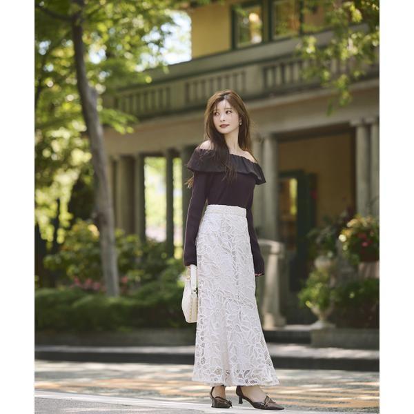 ケミカルレースマーメイドスカート 25AW