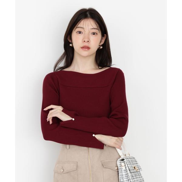 ＜ハンドウォッシャブル＞変わり編みリブニット 25AW