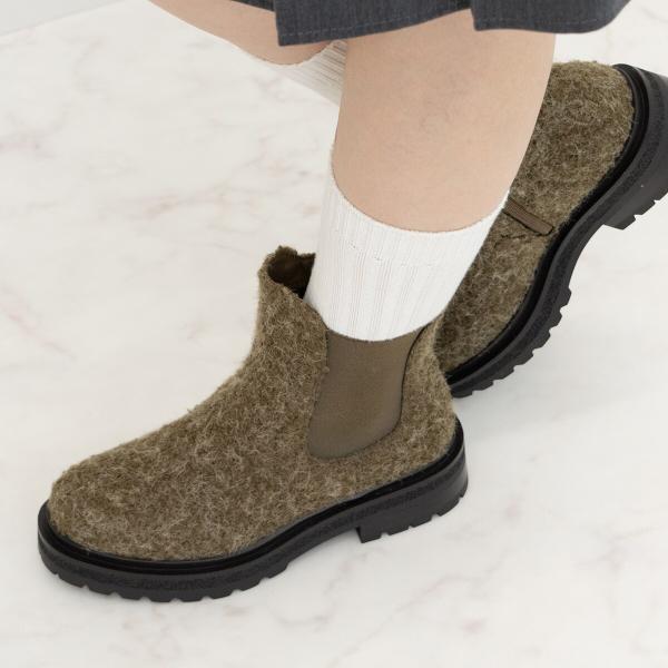 25秋冬新作◆Bridget Birkin◆5cmヒール◆バックループサイドゴアブーツ