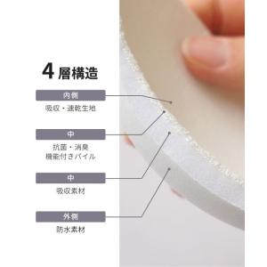 超吸水速乾 ブラパッド 1組2枚入りの詳細画像3
