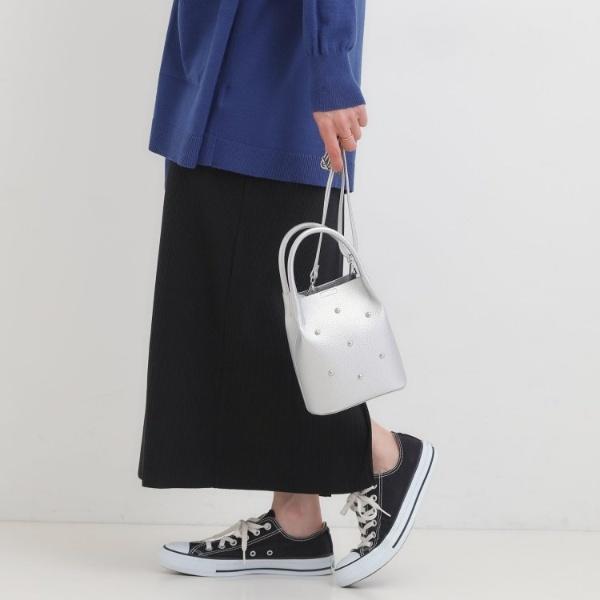 つまみハンドルスタッズミニショルダー