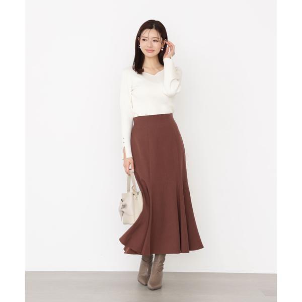 ＜ウォッシャブル＞ハイウエストマーメイドスカート 25AW