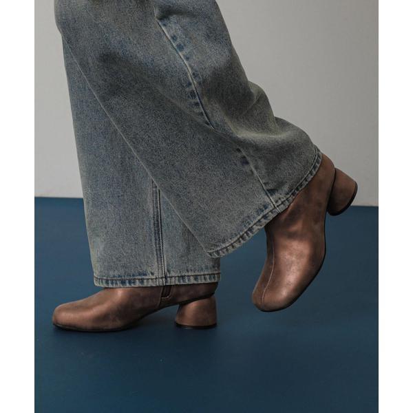 ヴィンテージライクメタリックブーツ