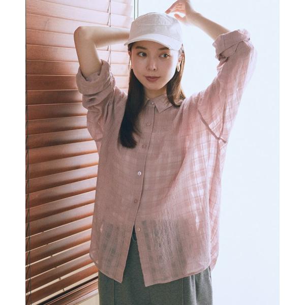 シャドーチェックシャツ