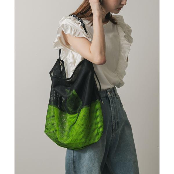 パラコードハンドルメッシュバッグ