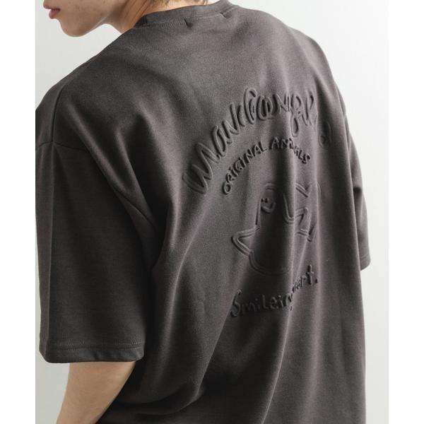 『WEB限定』Mark Gonzales　プリントクルーネックドローコードTシャツ