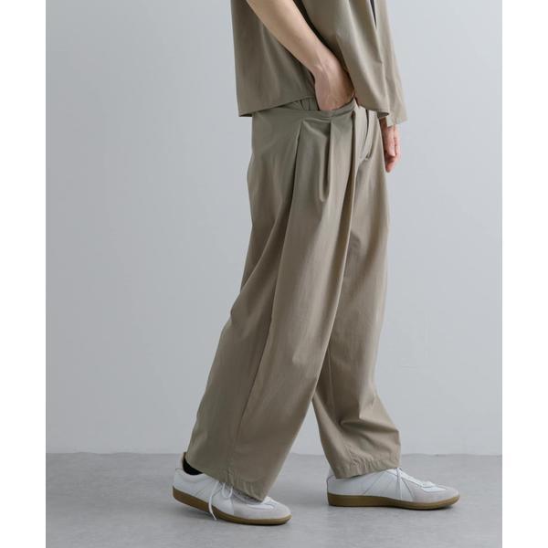 Uiscel　4WAYストレッチ2タックワイドパンツ