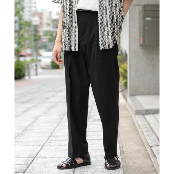 『セットアップ対応』 『UR TECH DRYLUXE』リネンライクテーパードパンツ