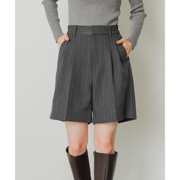 ウールライクバミューダパンツ