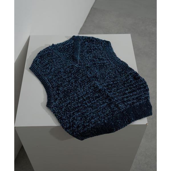 ミックスヤーンニットベスト