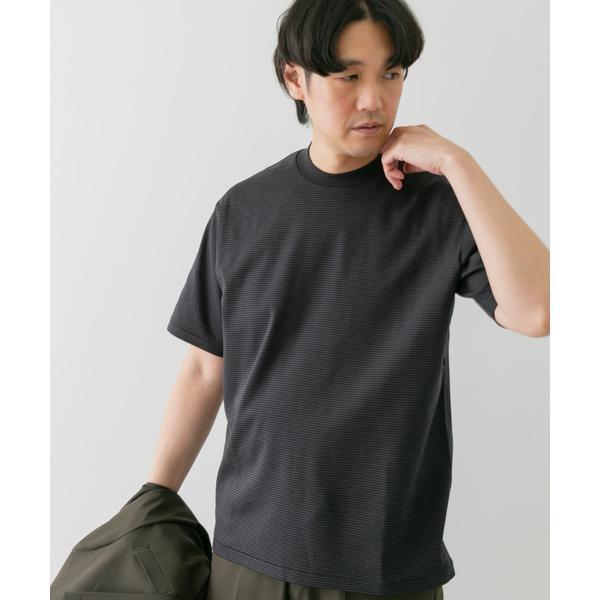 『抗菌/防臭』LIFE STYLE TAILOR　シルケットポンチストレッチTシャツ