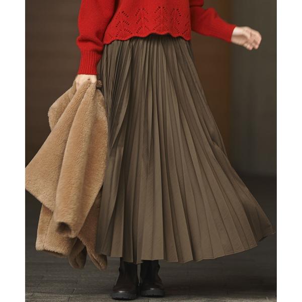 【見上愛さん着用/CanCam11月号掲載】パウダリータイプライター プリーツ スカート