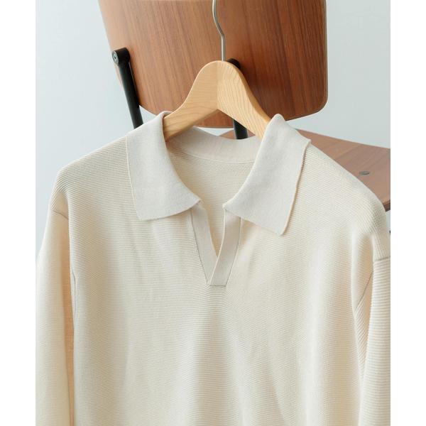 ガーター編みスキッパーニット