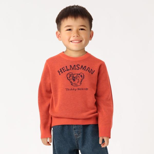 SHIPS Colors:100〜130cm/TeddyBear(R) ジャカード ニット◇