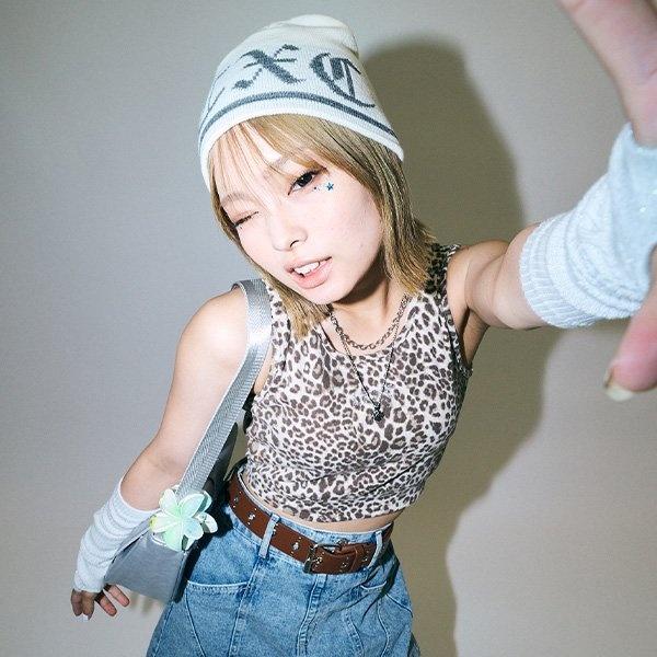 【LTXC】【接触冷感/ひんやり】柄/無地短丈タンクトップ