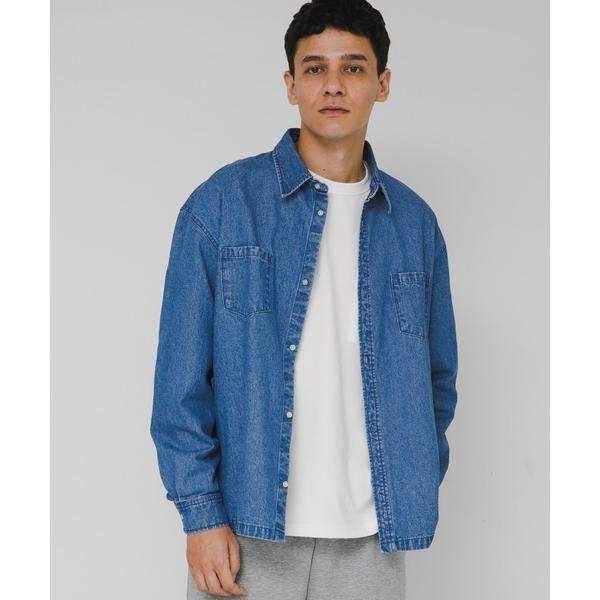 リラックスフィットデニムシャツ