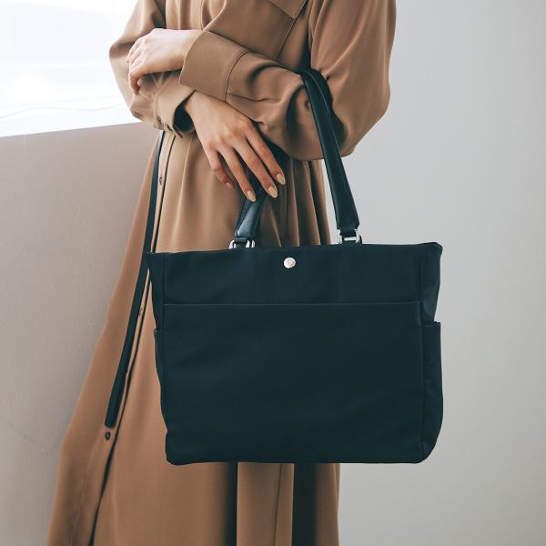 【Breath TOPKAPI】ナイロン 多機能 A4 トートバッグ / 撥水