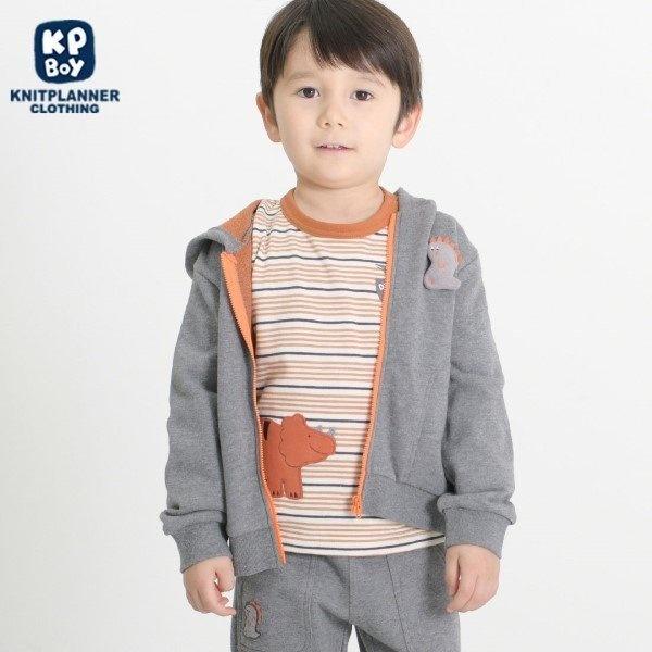 KPBOY 裏毛恐竜パーカー(80〜110)