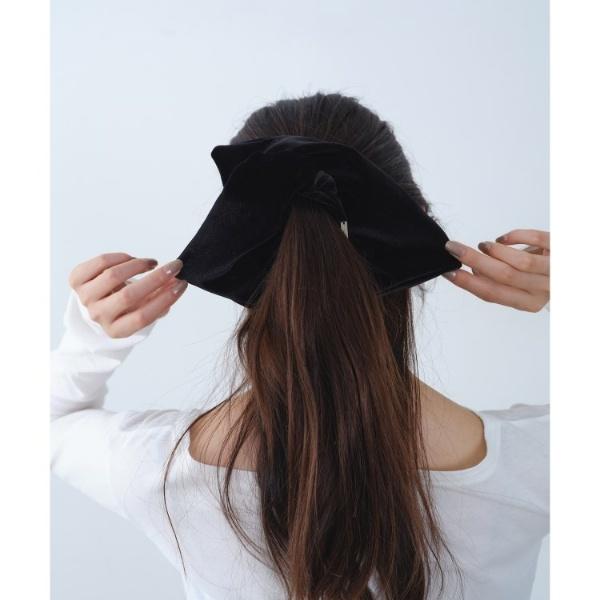 heyep｜Velour Square Scrunchie − Medium