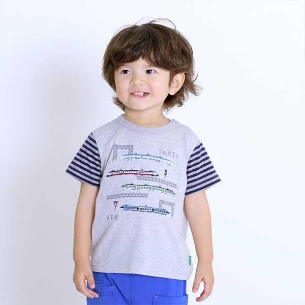デザートコットンの電車Tシャツ(80〜90)