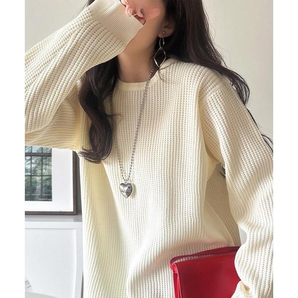 【25AW新作】《JaVa ジャバコラボ》洗練された大人カジュアル。サーマルクルーネックニット