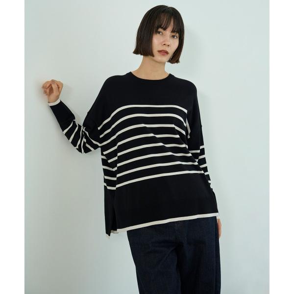 マイビューティニット ワイドクルーネック