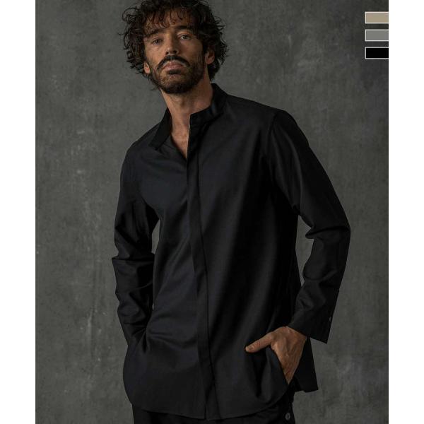 C DIEM バンドカラーシャツ