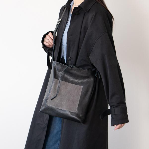 Andrea Cardone◆ミディアムサイズレザートートバッグバッグ