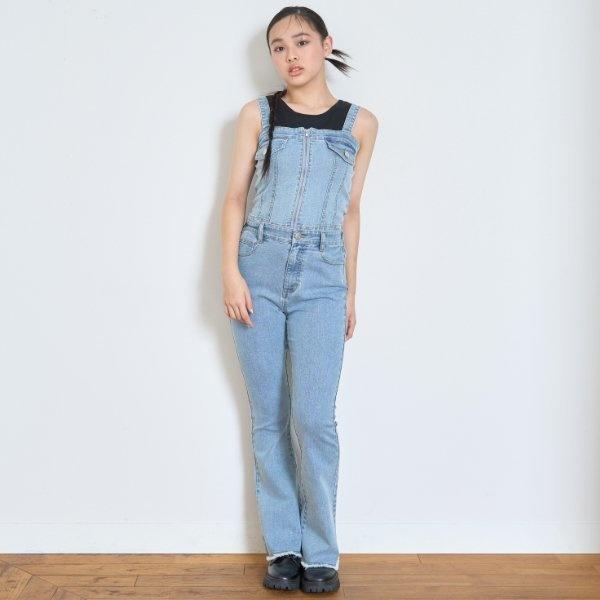 【LTXC】デニム2WAYオールインワン