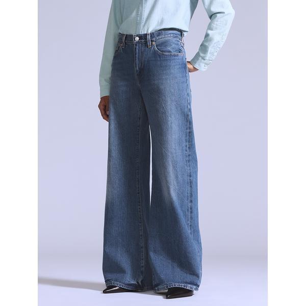 BLUETAB(TM) CARVE リラックスジーンズ ミディアムインディゴ