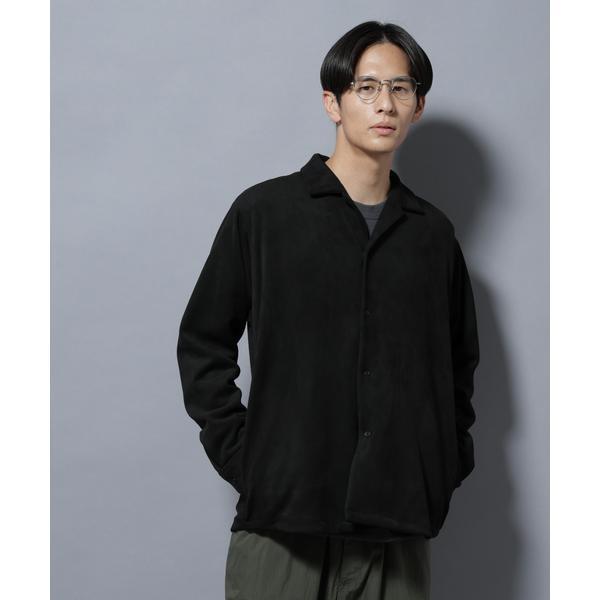 フェイクスエードシャツ 長袖