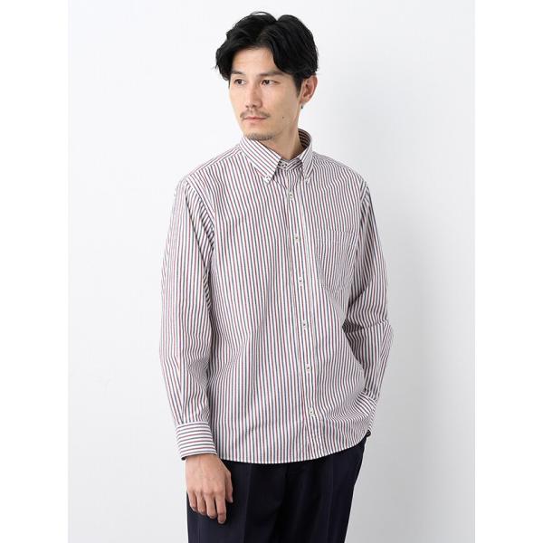 オルタネートドビーストライプ長袖シャツ