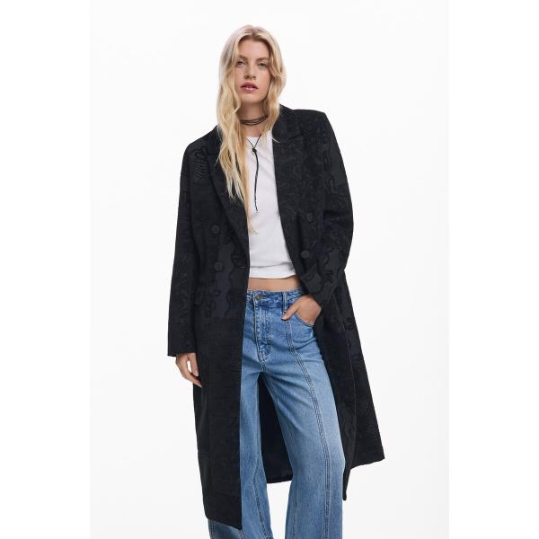 【5サイズ展開/XS/XL】テクスチャーチェスターコート