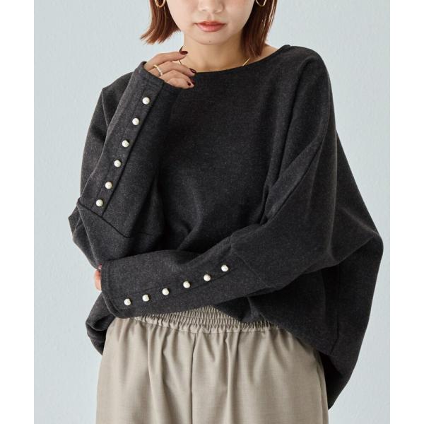 袖パールドルマンオーバー