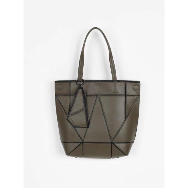 パネルデザインヴィンテージライクトートバッグ