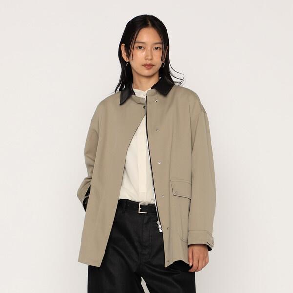 高密度 梳毛ウールギャバ フィールドジャケット